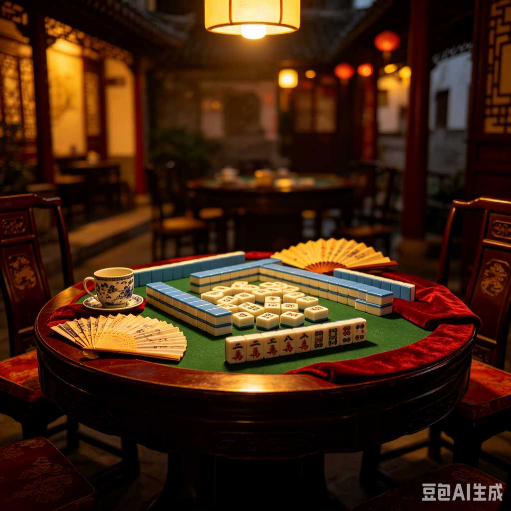 mini travel mahjong set lightweight